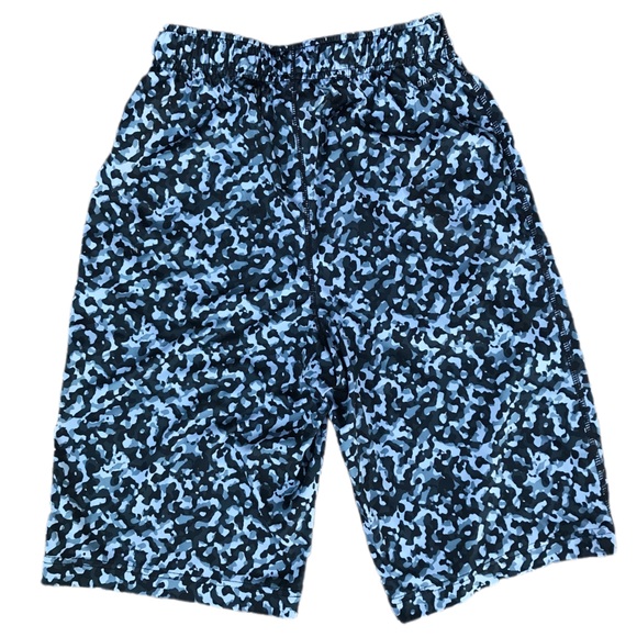 Nike Boys Fly Print Short - Cool Grey/Volt/Black - Picture 2 of 2